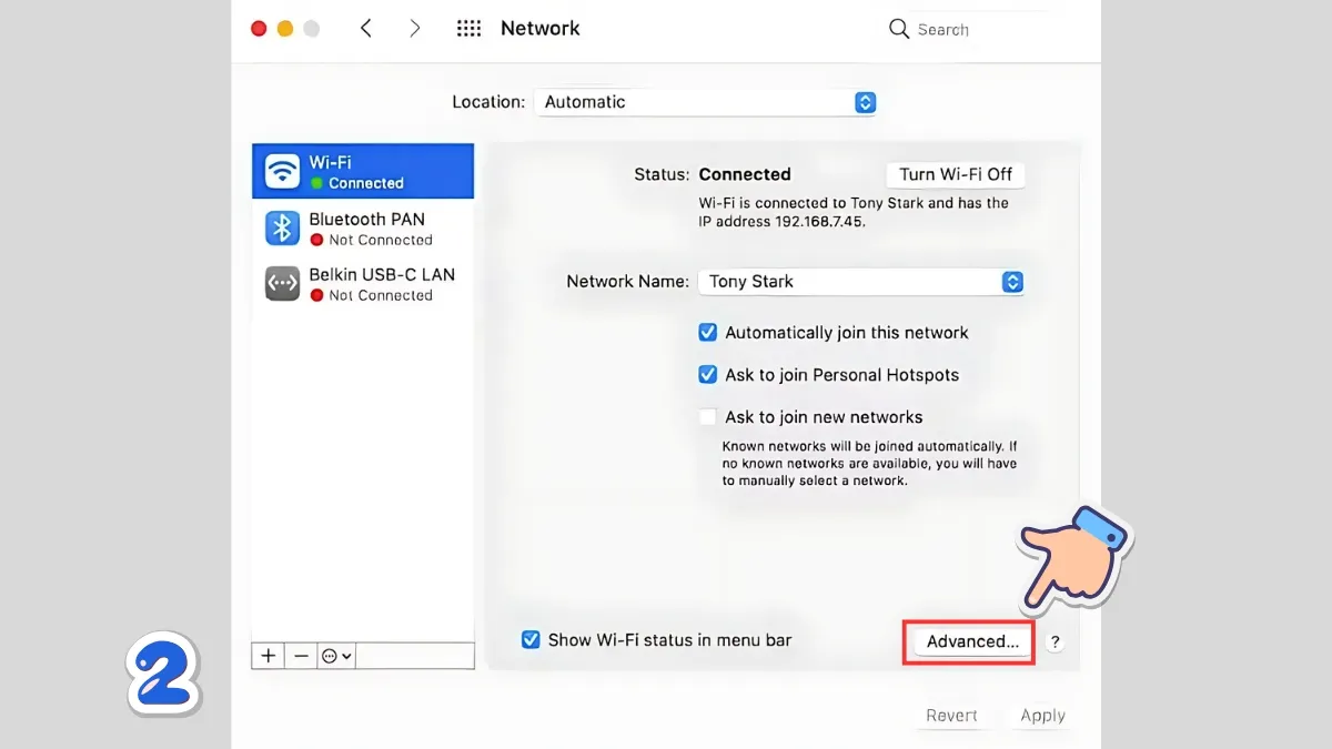 change DNS 8.8.8.8 on MacOS